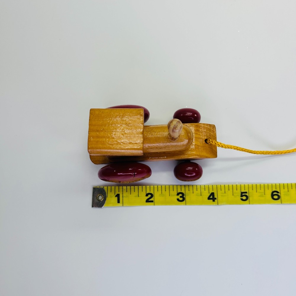 Neiman Marcus Wooden Train Engine Pull Toy