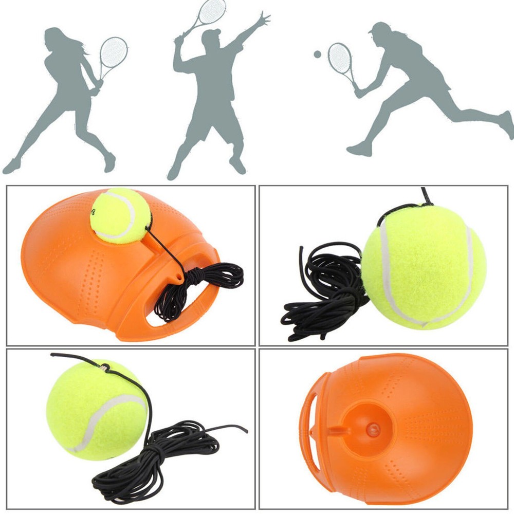 Pro Tennis Training Tool Exercise Ball Rebound Ball Trainer Practice Back Base