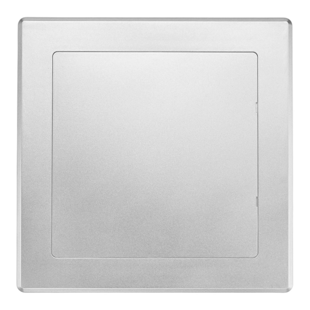 1-Pack Access Panel for Drywall, 6x6" Plastic Removable [Silver Tone, Square]