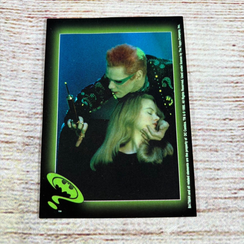 1995 Topps Batman Forever Sticker - #73 Riddler has Chase