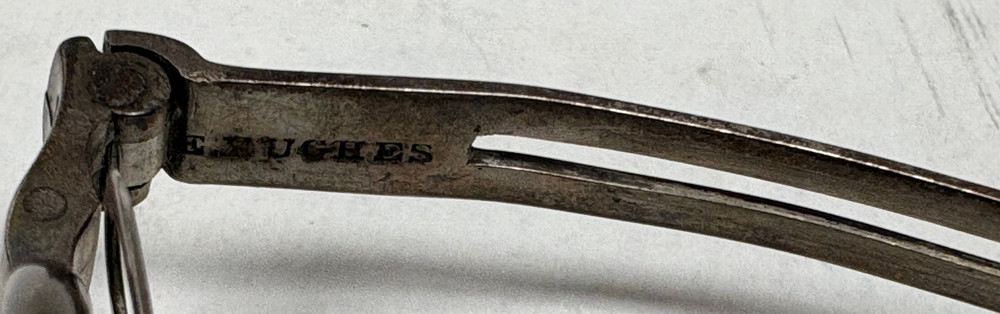 Silver Reading Spectacles - Signed E. Hughes