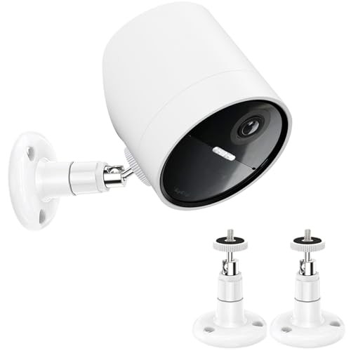 2 Pack Wall Mount Compatible with SimpliSafe Outdoor Security Camera, 360°