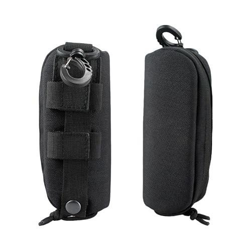 Tactical Molle Glasses Pouch - Shockproof Protective Box for Black