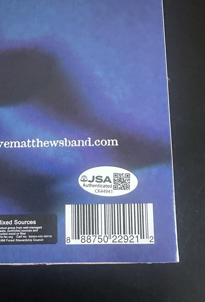 TIM REYNOLDS SIGNED UNDER THE TABLE AND DREAMING VINYL LP DAVE MATTHEWS BAND JSA