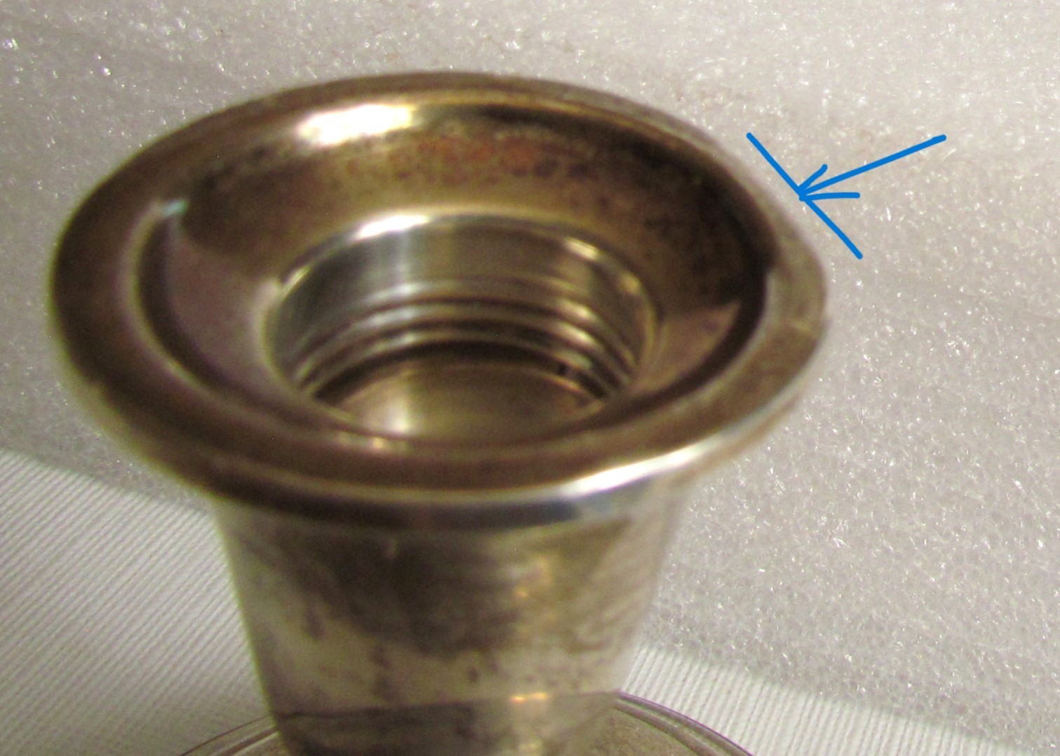 Towle Sterling Silver Candle holders weighted Great Dane Club of America scrap ?