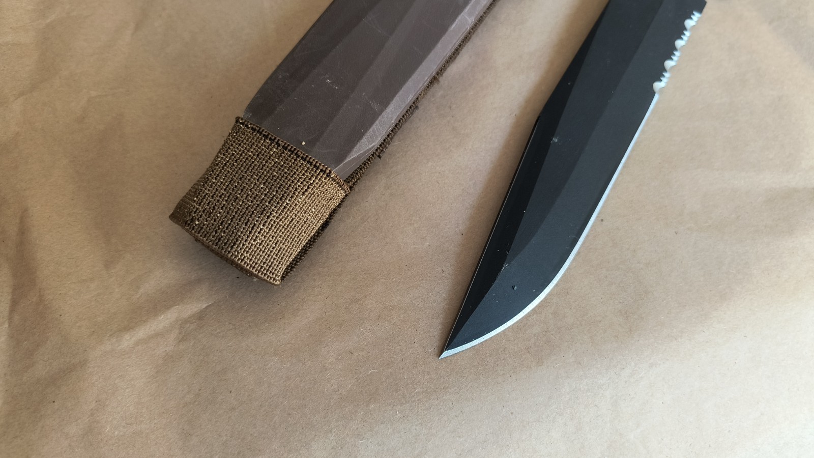 Vintage OKC3S Knife USMC Marine Corps Bayonet Ontario Knife Co & Scabbard