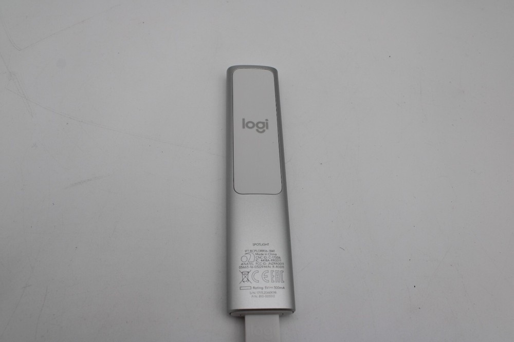 Logitech Spotlight Presentation Remote Bluetooth/RF USB 30 m Silver