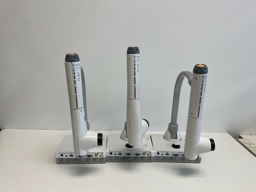Lot #7: Lot of 3 Elmo TT-12 Interactive Document Camera