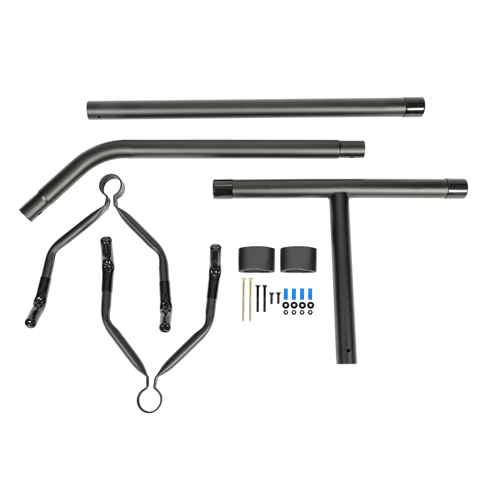 Bike Storage Gravity Stand Space-Saving Bike Rack W/Adjustable Arm Holds 2 Bikes