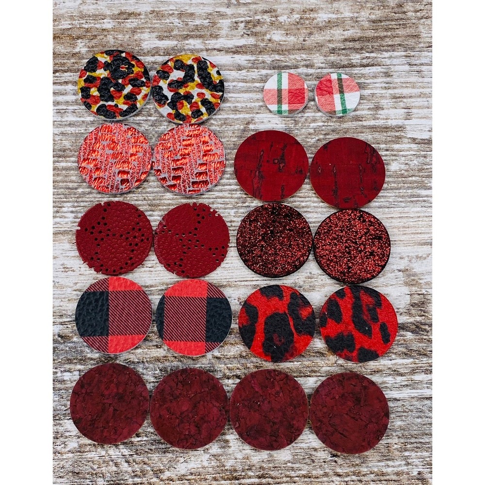 Precut leather Circles