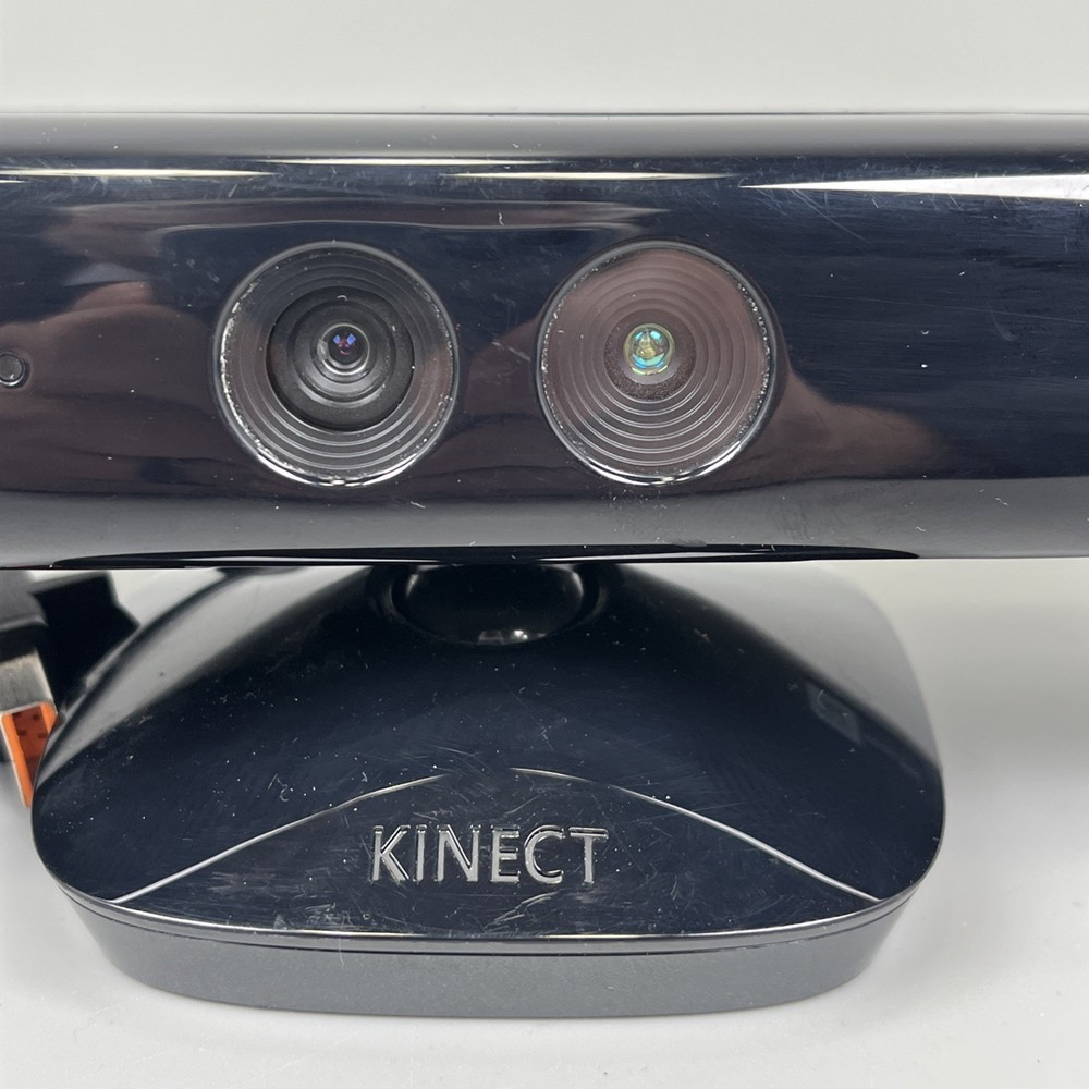 Xbox 360 Kinect Sensor 3 Game Bundle Adventures Wipeout & Just Dance 3 TESTED