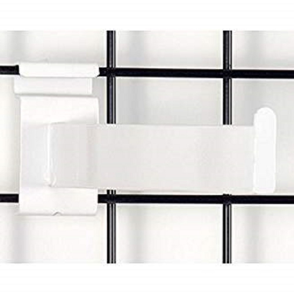 Only Hangers Grid Rectangular Faceout- White 10pcs