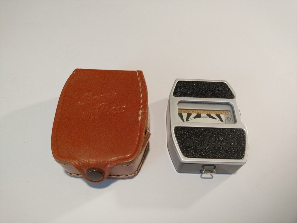 Bower Mini REX Light Exposure Meter w/ Leather Case