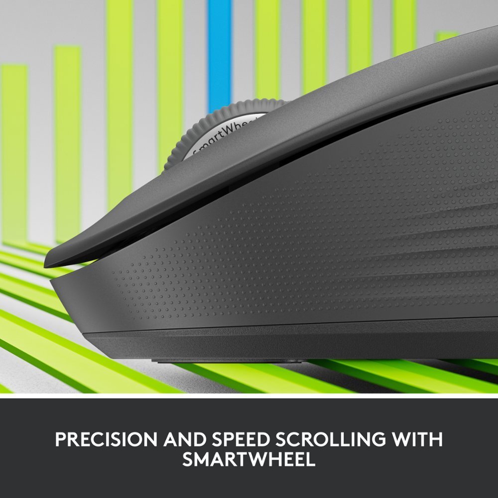 Logitech Signature M550 L Graphite Wireless Ambidextrous Optical Mouse