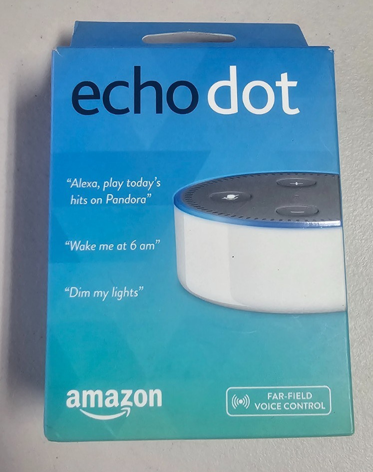 Amazon Echo Dot 2nd Generation Smart Speaker Alexa Voice Control Black