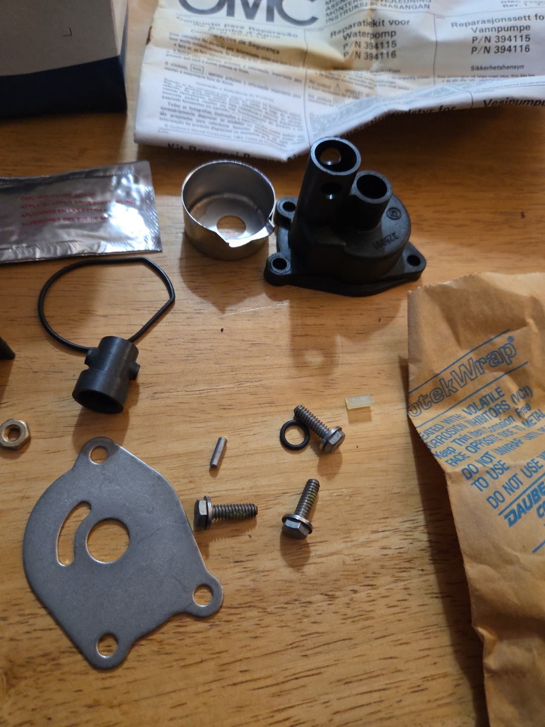 NEW Genuine OMC JOHNSON EVINRUDE WATER PUMP REPAIR KIT 394116 OEM