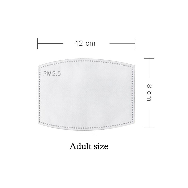4pcs 100% VALVE COTTON FACE MASK THREE LAYER WASHABLE CHECKED PATTERN UNISEX
