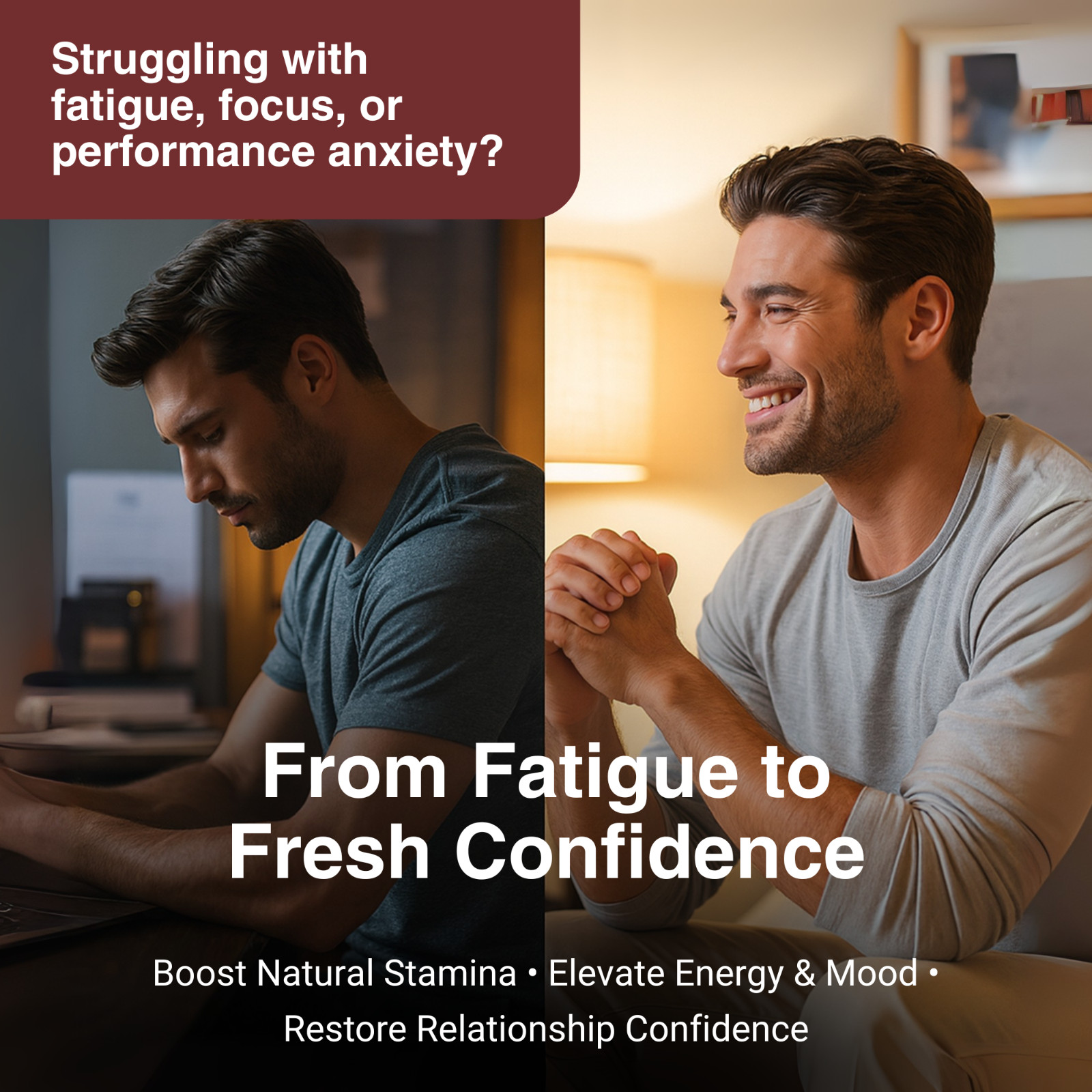 Ultra Bann Vitality Booster for Men – 15 Caps| Natural Testosterone Support