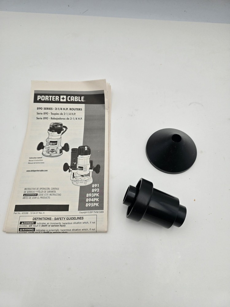 PORTER CABLE 8902 Router Type 2 With Fixed And Plunge Base 8931 Variable Speed