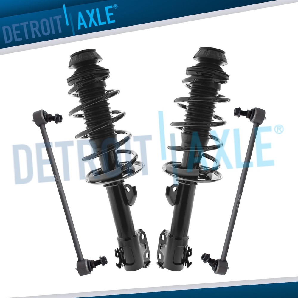 Front Quick Struts w/ Coil Spring Assembly Sway Bar Links for 2008-2010 Scion xD