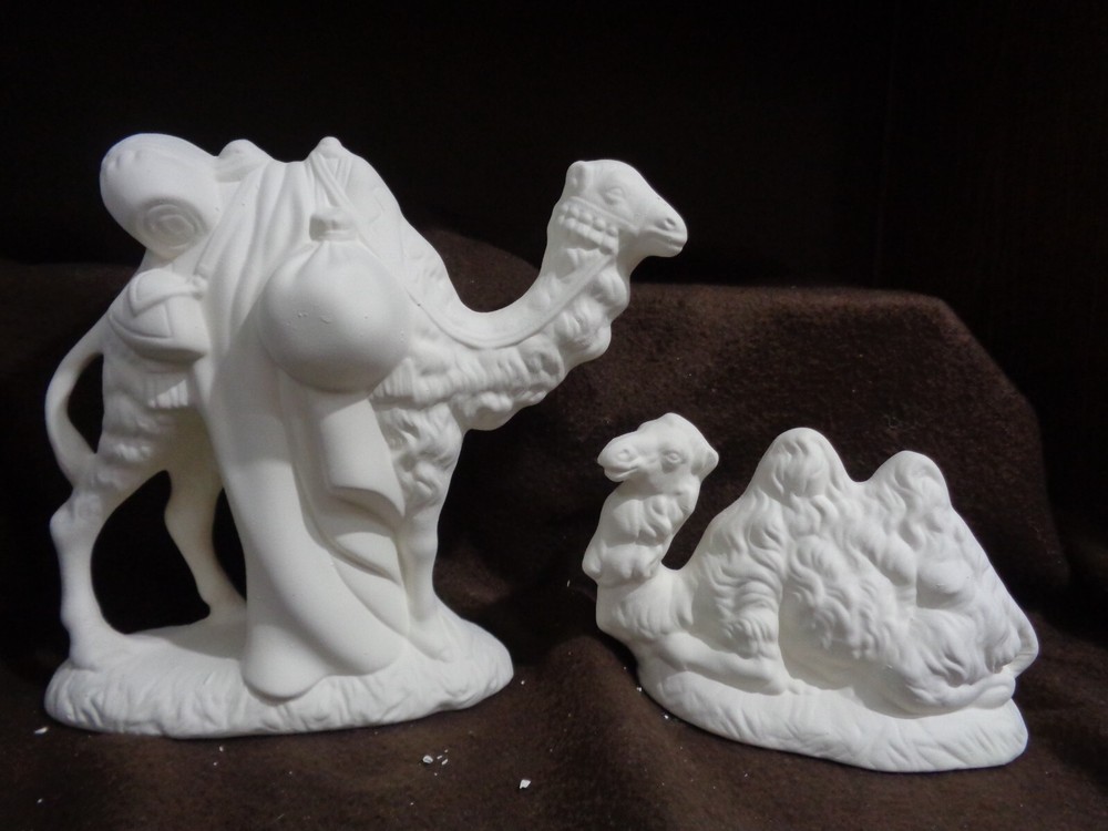 E237 - Ceramic Bisque 21 Piece Atlantic Nativity Set-U Paint