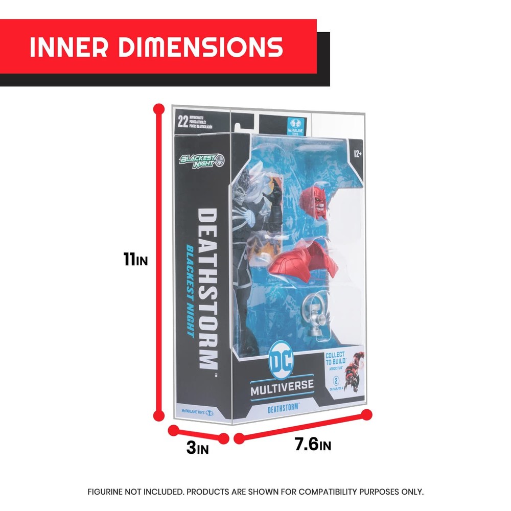 EVORETRO Display Protector Case for McFarlane DC Multiverse BAF Action Figure...