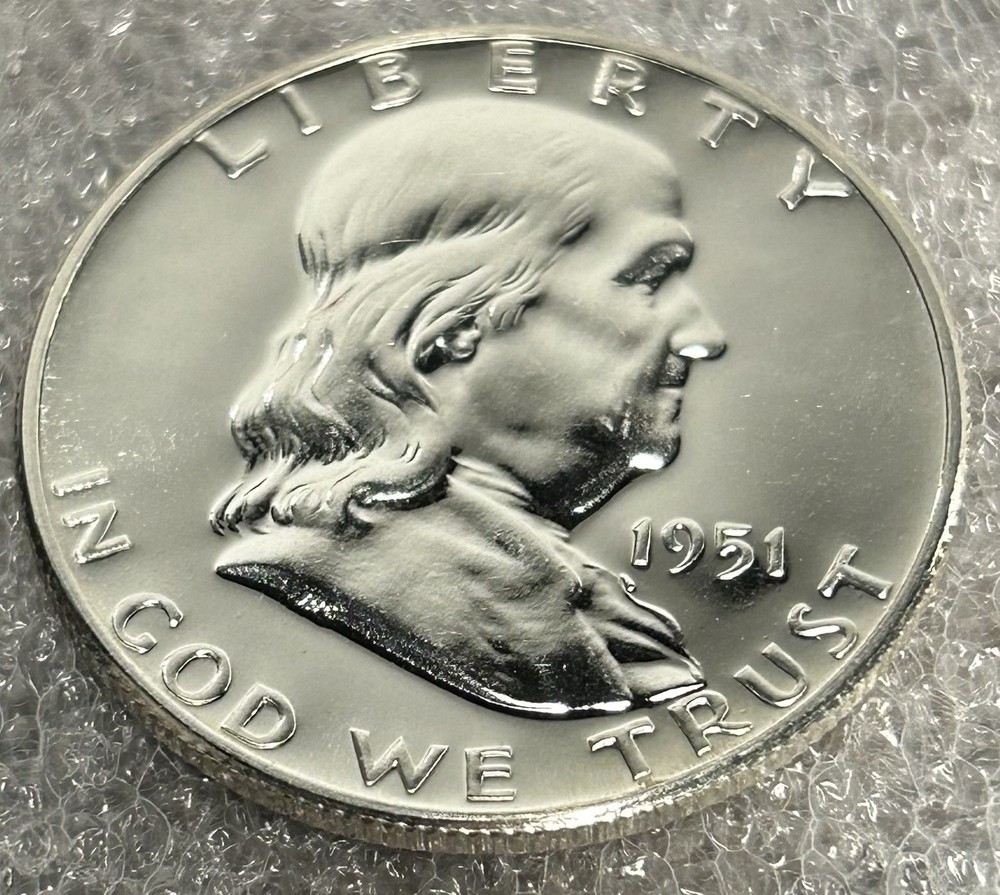 1951 Proof Franklin Silver 50¢ BBC1