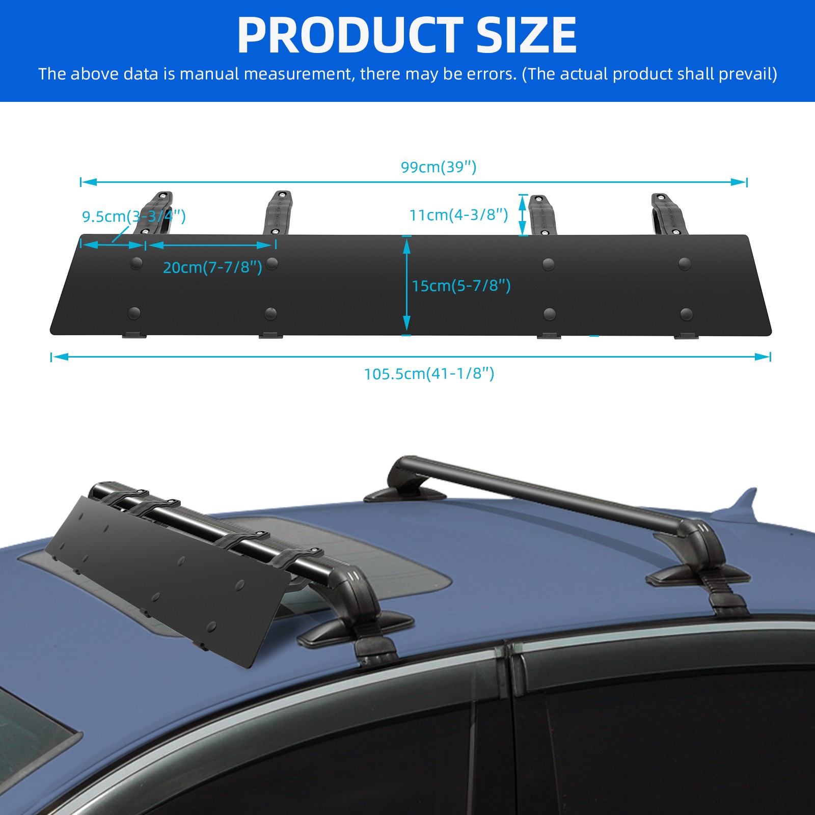 Scion xB 54" Roof Rack Cross Bar Luggage Carrier with Fairing
