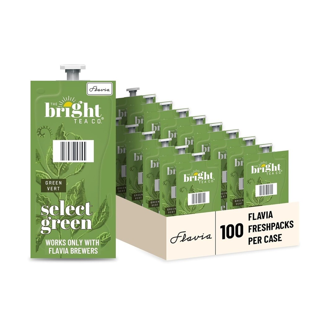 Flavia Bright Tea Co. Select Green Tea | 100 Count Case