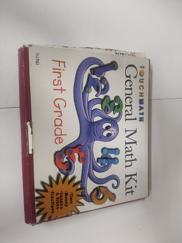 TouchMath General Math Kit First Grade Missing Some Pages 1998 Worksheets TM761