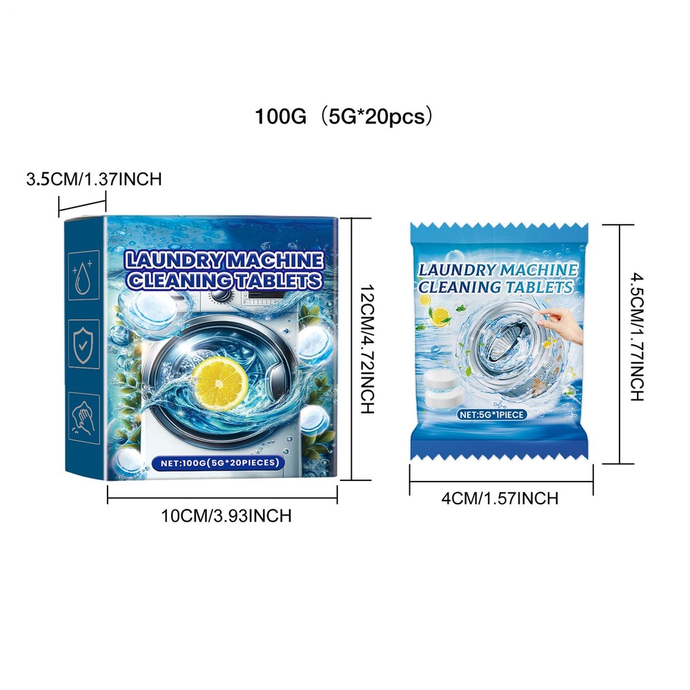 Washing Machine Cleaner Deep Dirt Deodorizer Deep Decontamination Cleaning Sheet