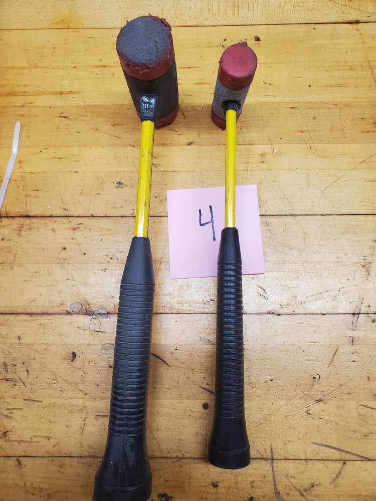 Two Nupla Dead Blow Hammers
