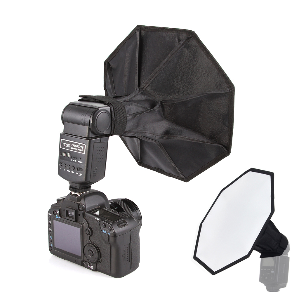 Universal 30cm Octagon Flash Softbox Diffuser Fr Photo Studio Yongnuo Speedlight