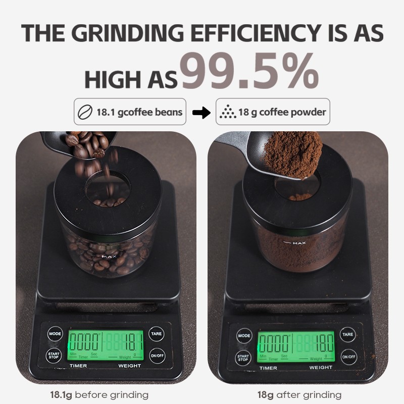 HiBREW Automatic Electric Coffee Grinder 31 Precise Grind Settings For Espresso