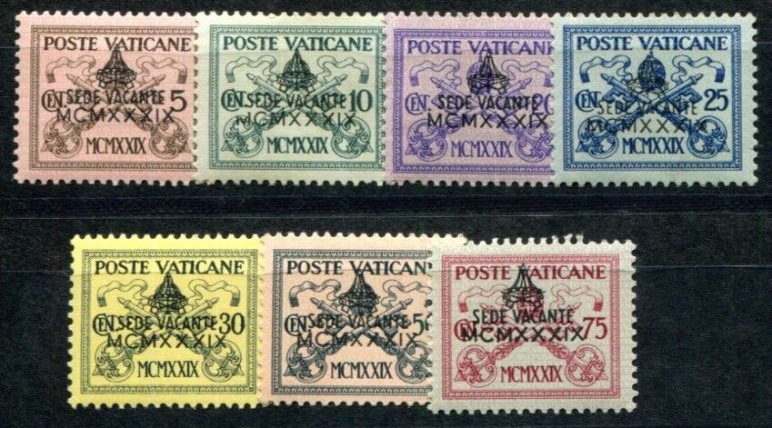 VATICAN 1939 73-79 * SET FLAWLESS (I2130