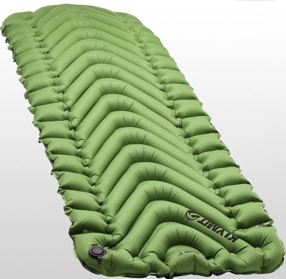 KLYMIT STATIC V Sleeping Pad GREEN NEW