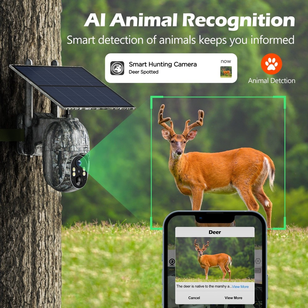 Cellular Trail Camera 3rd-Live View Remote Access Solar Powered Game/Deer Camera