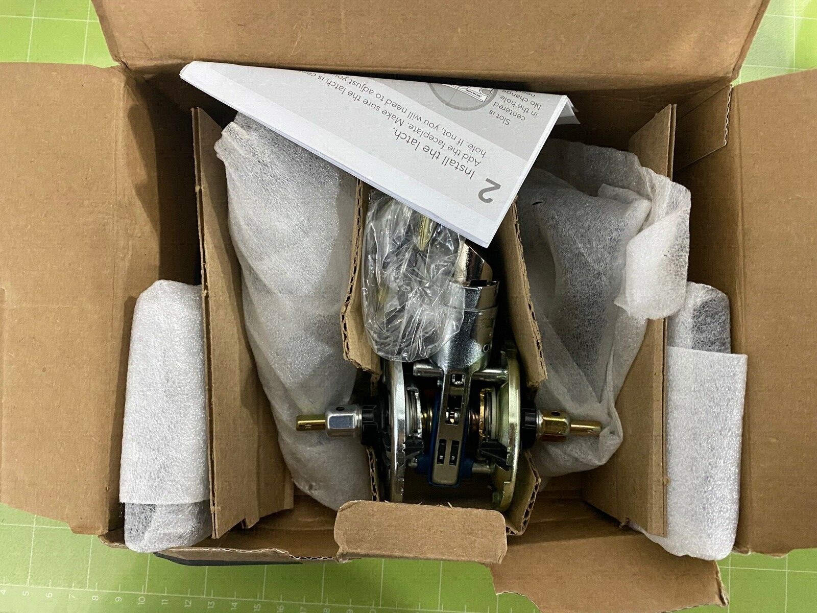 (Lot of 6) Schlage Broadway Lever with Collins Rose Passage Lock FC21 BRW 622COL