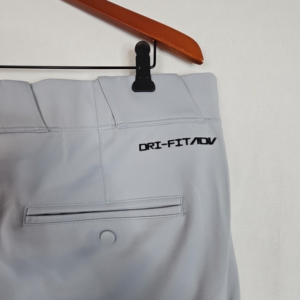 Nike Vapor Premier Dri-Fit ADV Baseball Pants Men's Size XL Wolf Grey FZ1377-012