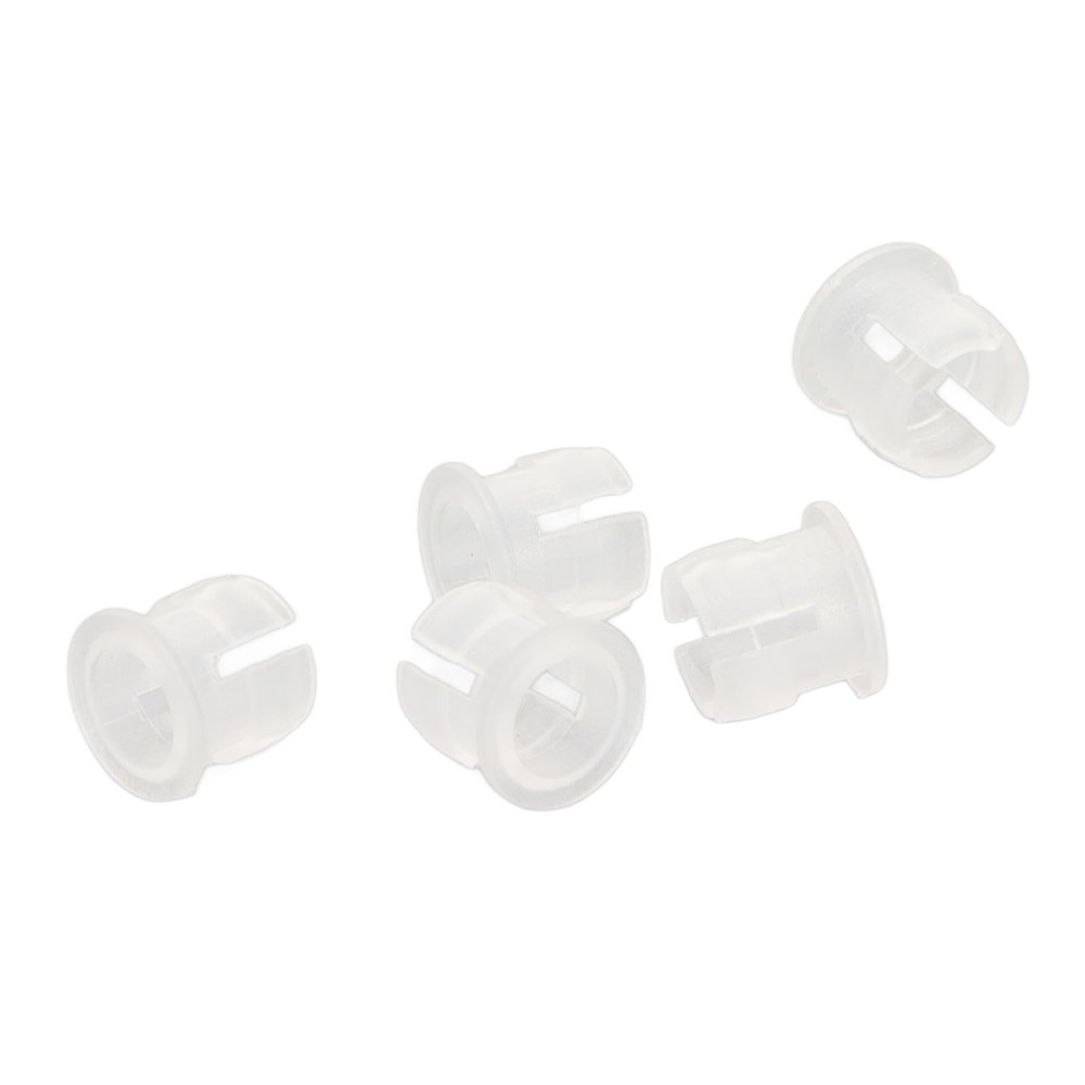 200PCS 5mm LED Holders Flat Buckle Light Emitting Diode Clips Plastic New