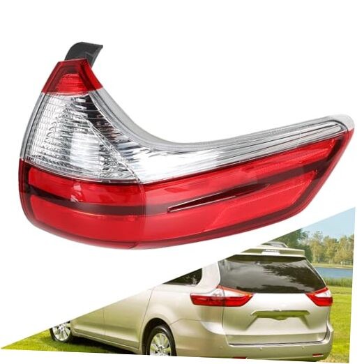 Tail Light Assembly Brake Lamp Outer Rear Right Side Replacement for Sienna