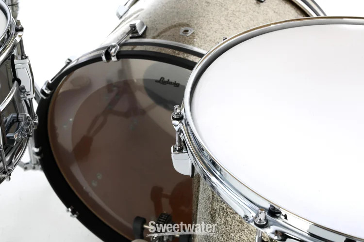 Ludwig NeuSonic 3-piece Shell Pack - Titanium Super Sparkle