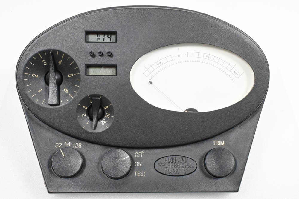 Scientology Professional Mark VI E-Meter Hubbard Electrometer BLACK
