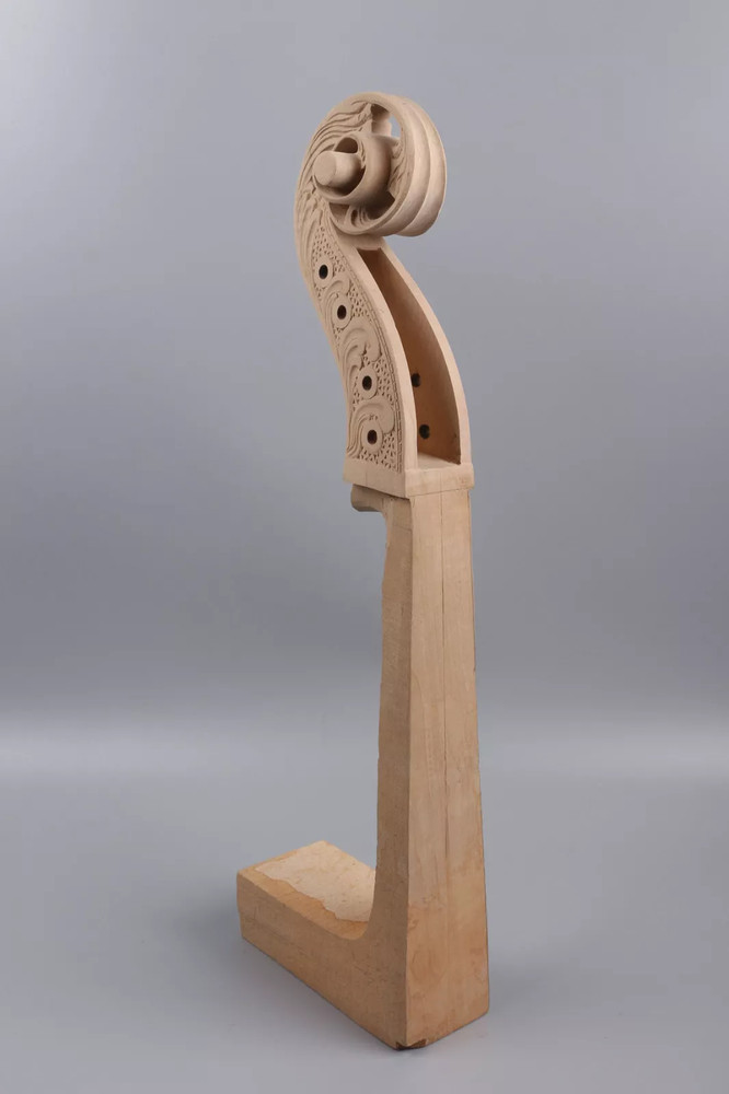 4/4 Full Size Cello Neck - Carved Design Exquisite Hand
