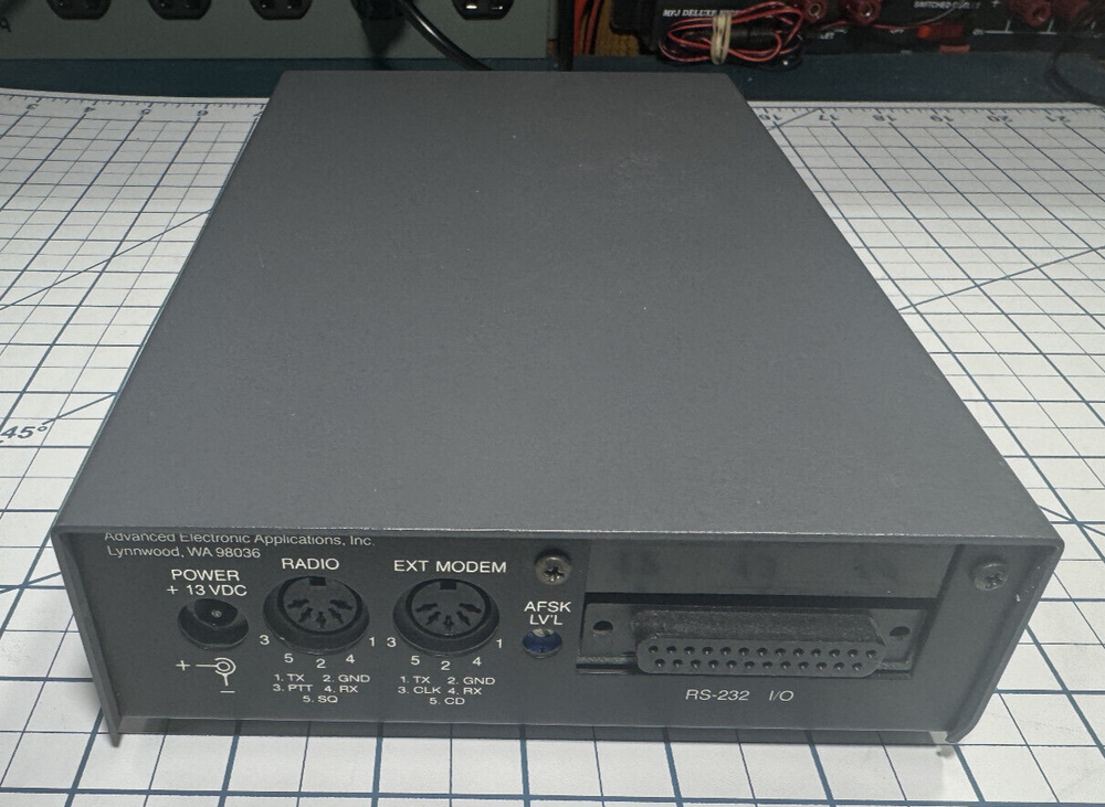 AEA Advanced Electronic Applications PK-87 Packet Controller (power tested)