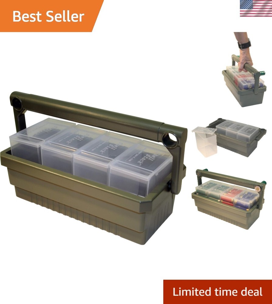 Foldable Tactical Shotshell Caddy for 12ga Boxes - Portable and Organized