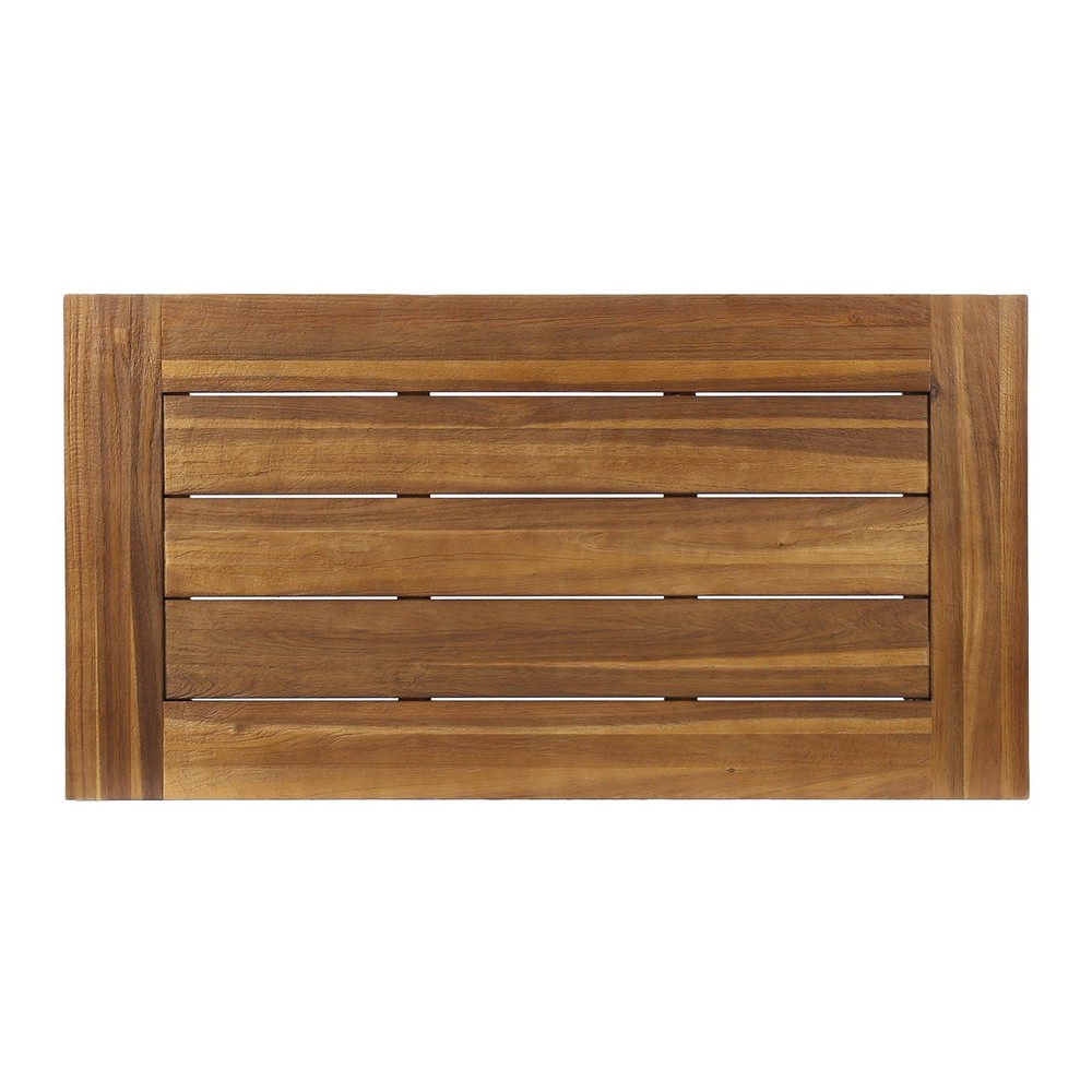 CARLISLE Solid wood grain coffee table rustic sturdy modern home decor