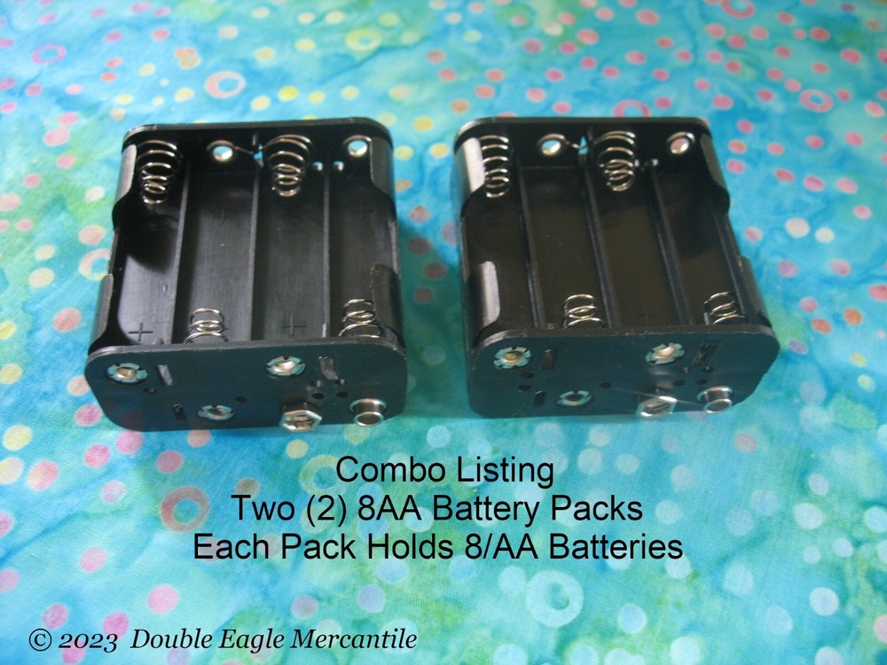 Two (2) - 8AA  Battery Holders