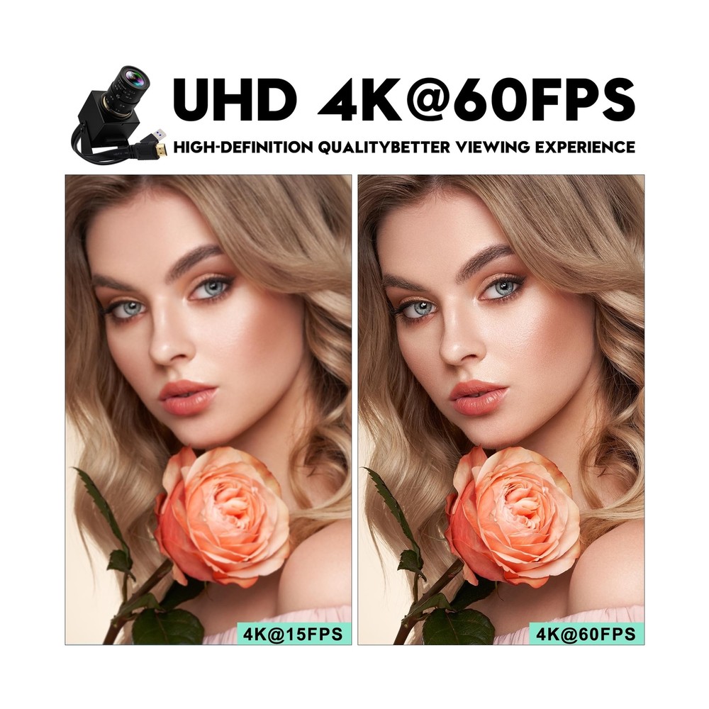 HDMI 60fps USB Camera 4K High Speed Camera USB3.0 HDMI Simultaneous Output Ca...
