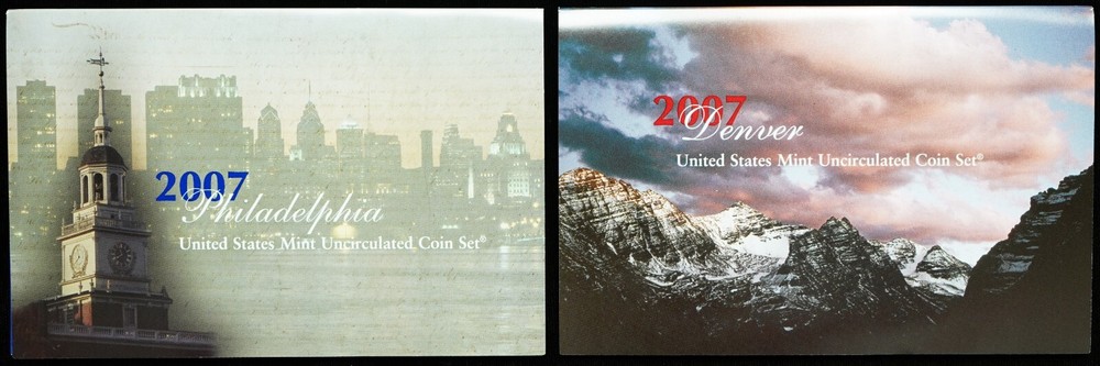 2007 P & D  United States Mint Set